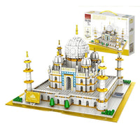 Taj Mahal Building Blocks Set – 2012+ PCS Nano Architecture Model Kit | Iconic India Landmark DIY Brick Toy for Kids & Adults | Educational Construction Gift | Compatible with Other Brands.