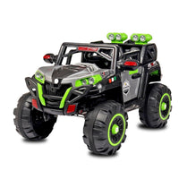 Pampam Toys Electric Ride-On 4x4 Jeeps for Kid's, Ride on Toy Kid's Car with Light & Music | Electric Jeeps Battery Car | Kids to Drive 1 to 9 Years Boys Girls (Green)