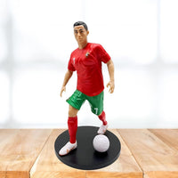 Football Player Figure – Ronaldo PG Edition 18 cm – Premium Sports Action Figure for Fans, Kids & Collectors – Detailed Design, Ideal for Display & Gifting