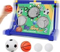 Moving Cornhole Game for Kids Ball Aiming Toss Throwing Net with Runaway Target