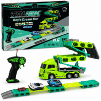 Pampam Toys Boy's Dream Car Transforming Track Truck Remote Control Transporter Vehicle with Mini Cars