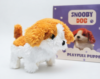 Pampam Toys Snooby Dog Playfull Puppy Electronic Walking & Soft Plush Toy with Box