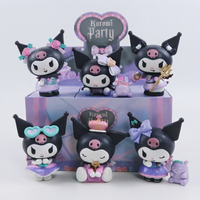 Pampam Toys Kuromi Party SeriPampam Toys Kuromi Party Series Collectible Action Figures & Desk Decor Toy Setes Collectible Action Figures & Desk Decor Toy Set