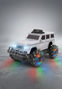 Pampam Toys 1:12 Scale 10-Channel RC Stunt Car with HD Camera, LED Lights & Spray Function - Mecanum Drift Wheels, Dual Batteries & Remote Control