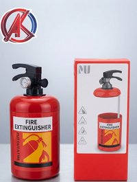 Pampam Toys AK819 Creative Fire Extinguisher Shaped Desk Lamp, Pen Holder & Sharpener Multifunctional Stationery Toy