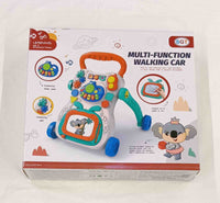 SGT Multi-Function Baby Walking Car – 3-in-1 Activity Walker with Music & Sketchpad