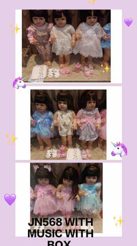 Interactive Musical Princess Baby Doll with Premium Outfits | Lifelike Toddler Doll for Girls with Built-in Music, Feeding Bottle, Shoes & Hair Accessories