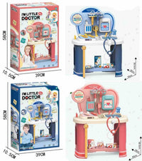 Kids Doctor Set Toy & Medical Pretend Play Kit – DIY Educational Nursing Station Playset with Realistic Accessories for Toddlers, Boys & Girls (58.5cm Height)