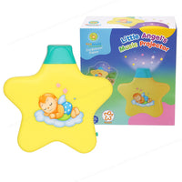 Star Projector with Gentle Music and Soothing Light Battery Operated Portable Nursery Toy for for Babies