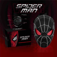 Electronic Spider-Man Mask with Remote Control Blink Eyes | Rechargeable Moving Eye Hero Helmet | Marvel Cosplay Toy Mask for Kids & Adults