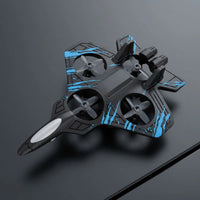 Pampam Toys X25 Fighter Aircraft Drone – High-Speed RC Quadcopter with Headless Mode, 360-Degree Stunt Rotation, and One-Key Return