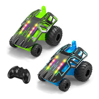 Pampam Toys Quantum Rotary Car 2.4GHz 360° Stunt RC Vehicle with Lights and Rechargeable Battery