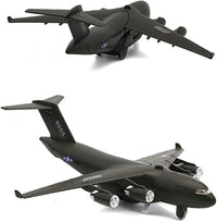 Pampam Toys Military Boeing C-17 Transport Aircraft Model, 1:48 Scale, 13 Inch, with Lights, Sound Effects, Openable Cargo Door, 3 Tanks Inside